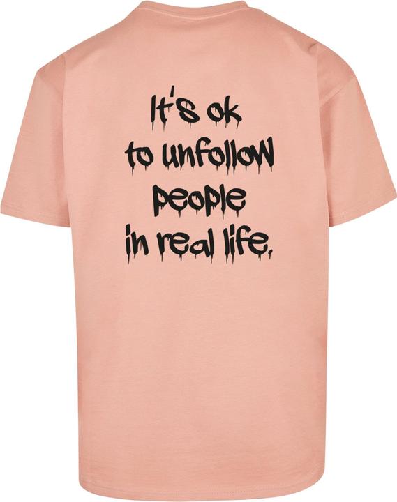 Produktbild Merchcode Unfollow front X Oversize Tee - 112215 (S)