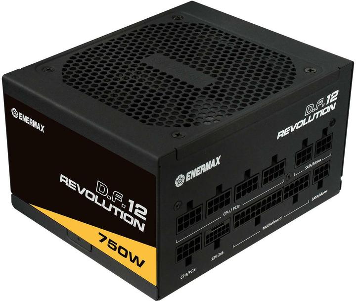 Enermax Revolution D.F. 12 ATX3.1 PCI-e 5.1 ultra-compact 750W power supply 80Plus Gold fully modular 50 pr (750 W)
