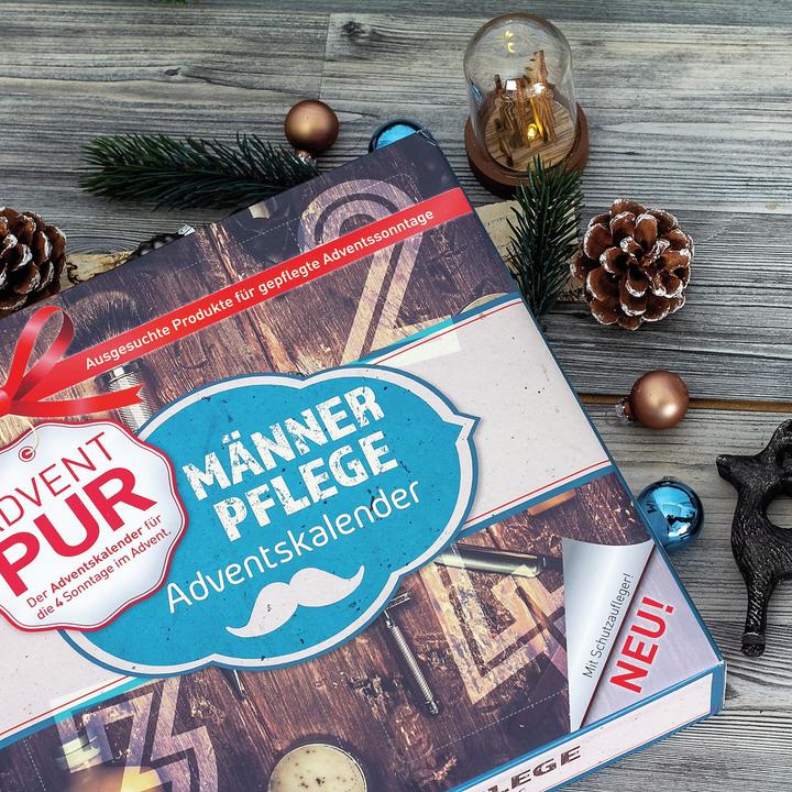Productafbeelding Roth Adventskalender PUR "Mannenzorg" 2022 met 4 deurtjes, één voor elke adventszondag, bevat