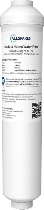Produktbild AllSpares Allspares Wasserfilter für Samsung Kühlschränke HAFEX DA29-10105J (1 x)