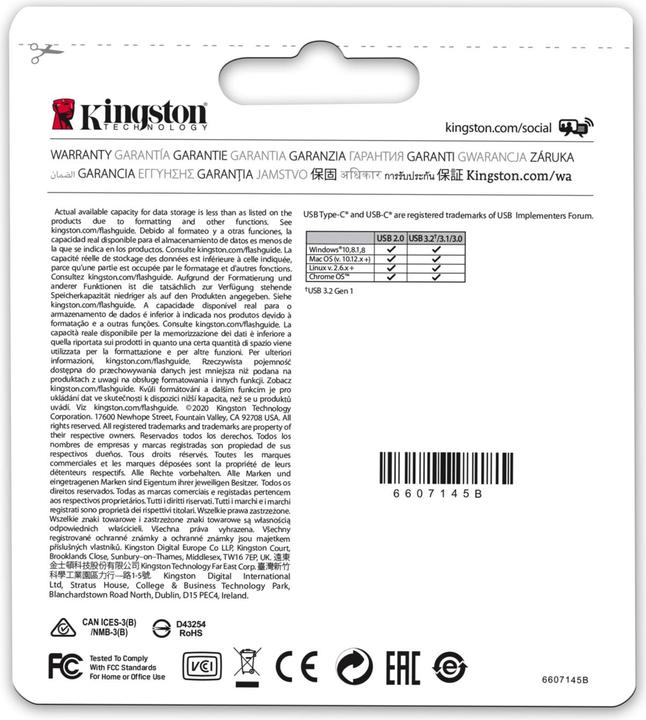 Produktbild Kingston DataTraveler microDuo 3C (64 GB, USB-C)