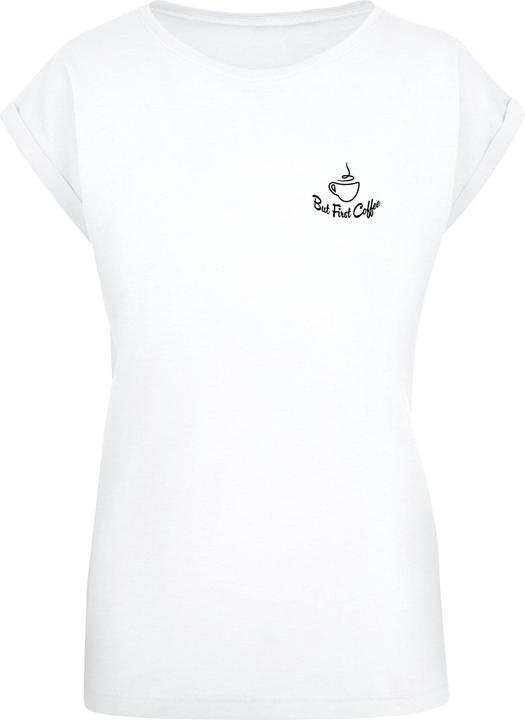 Produktbild Merchcode Ladies But First Coffee Extended Shoulder Tee - 117869 (4XL)