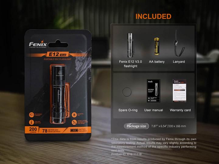 Immagine prodotto Fenix Taschenlampe E12 (8.10 cm, 200 lm)