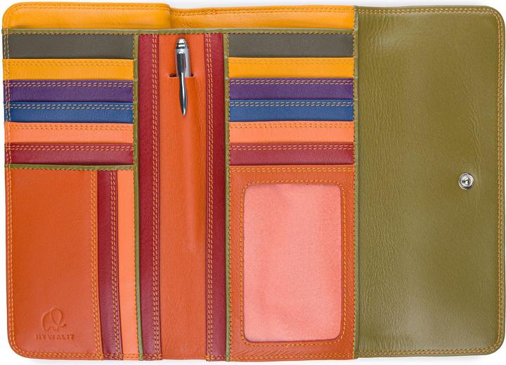 Produktbild Mywalit Tri-fold Zip Wallet Geldbörse Leder 17 cm