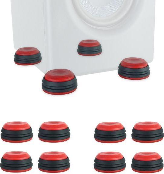 Produktbild keepdrum Lautsprecher Boxen-Füsse SSA300 8-Stück in Rot