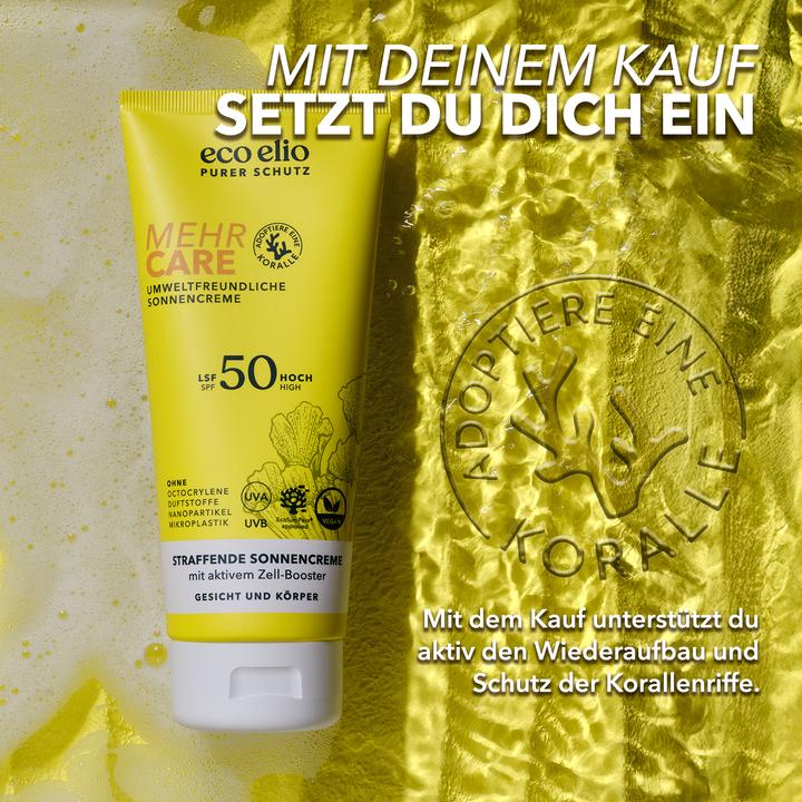 Actual product image Eco Elio Mehr Care (Suntan cream, SPF 50, 75 ml, 101 g)