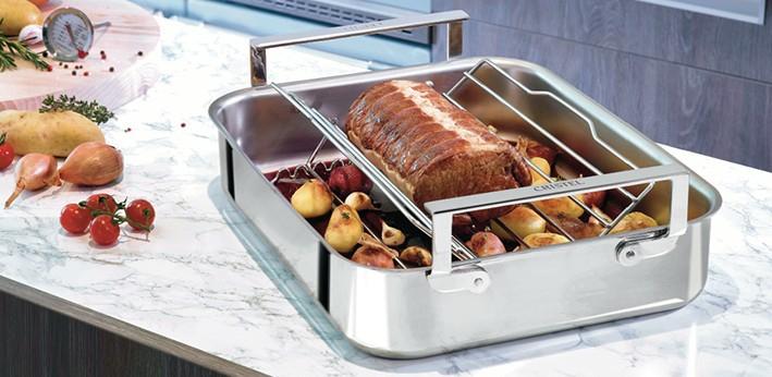 Produktbild Cristel Grillform für Backofen mit Thermo