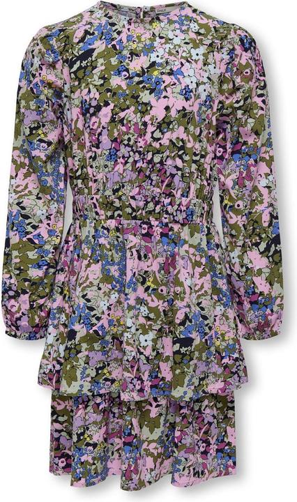 Only Print Kleid mit langen Ärmeln (146)