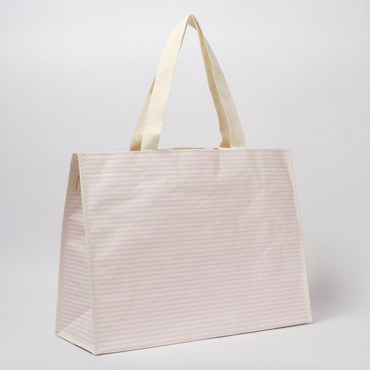 Produktbild Sunnylife Strandtasche XL Lazy Days Pink Stripe