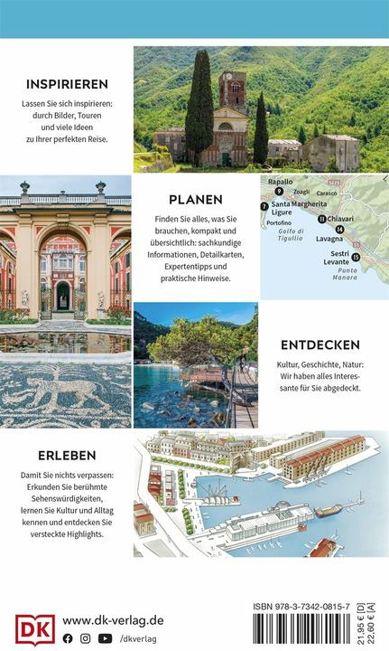 Produktbild DK Vis a Vis Ligurien,Genua&Cinque 0 (Deutsch, DK Verlag Reise, 2024)