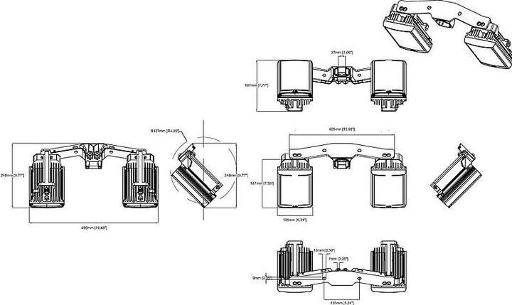 Produktbild Axis Infrarot Strahler PT IR Illuminator Kit C (Netzteil)
