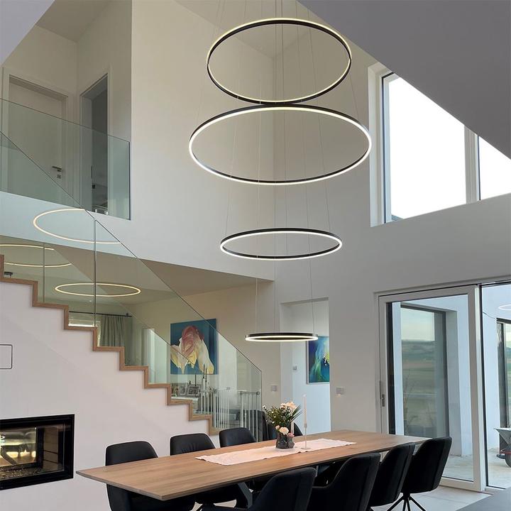 Produktbild s.luce Hängelampe Ring Gold Ø 100 | 120 | 150 | 120 | 100cm