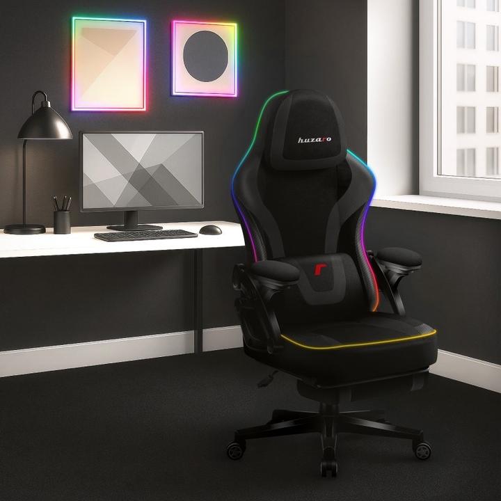 Actual product image Huzaro Fotel gamingowy Force 4.6 RGB Black Mesh