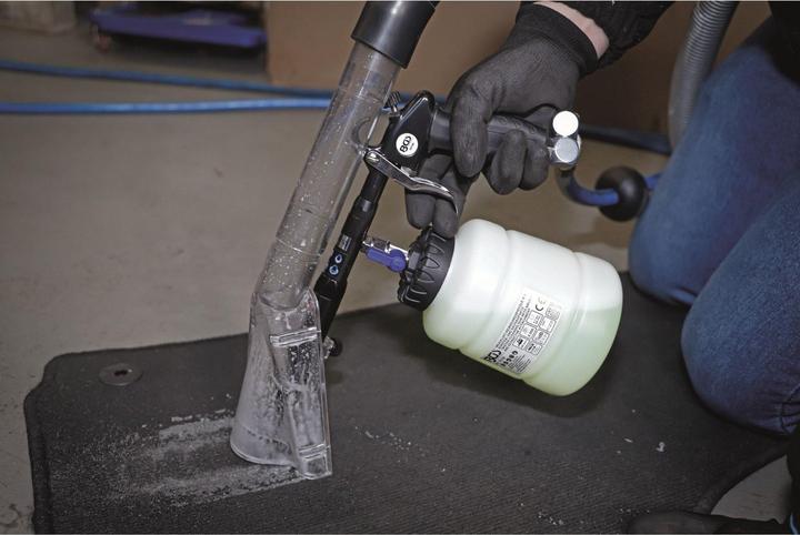 Immagine prodotto BGS Pistola pneumatica per pulizia con attacco per spazzole e aspiratore 7 pz.