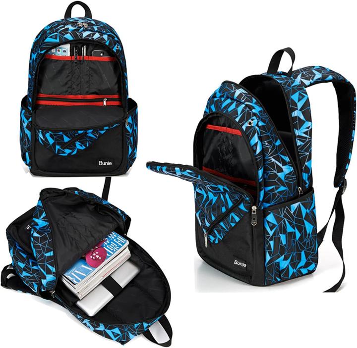 Image du produit Bunie Set sac à dos scolaire bleu (35 l)