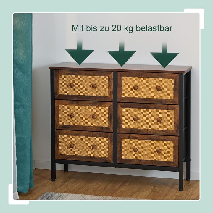 Image du produit Relaxdays Kommode (100 x 32 x 83 cm)