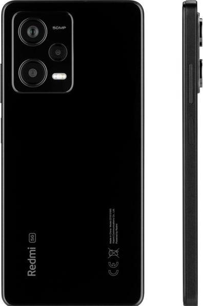 Produktbild Xiaomi Redmi Note 12 Pro 5G (128 GB, Midnight Black, 6.67", Dual SIM, 50 Mpx, 5G)