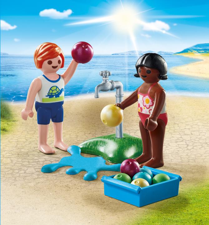 Actual product image Playmobil 71166 Children with water balloons (71166, Playmobil Special Plus)