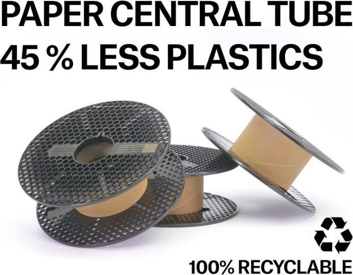 Image du produit Prusa Prusament PETG recyclé 2kg (PETG, 1.75 mm, 2000 g, Noir)