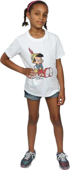 Immagine prodotto Pinocchio Maglietta da ragazza in cotone classico (128)