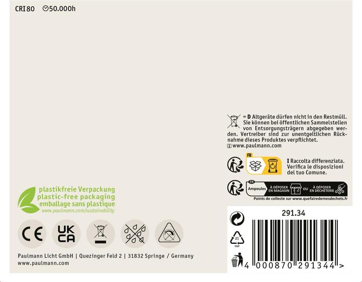 Image du produit Paulmann Gouttes de filament Eco-Line (E14, 0.25 W, 525 lm, 1 x, A)