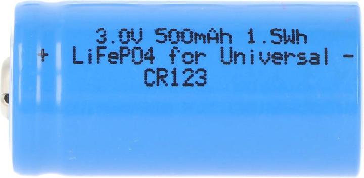 Image du produit AccuCell Pile CR123A (1 pcs, CR123A, 500 mAh)