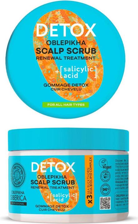 Natura Siberica Oblepikha Detox Exfoliant Salicylic Acid 300 Milliliters (300 ml)
