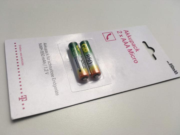 Immagine prodotto Telekom Batteria ricaricabile per telefoni confezione blister da 2 batterie ricaricabili