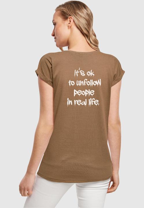 Image du produit Merchcode Ladies Unfollow Extended Shoulder Tee - 111691 (XXL)