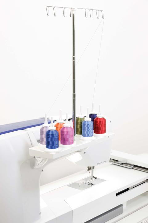 Spool stand for 8 spools of thread