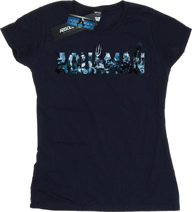 Aquaman Text Logo TShirt (M)