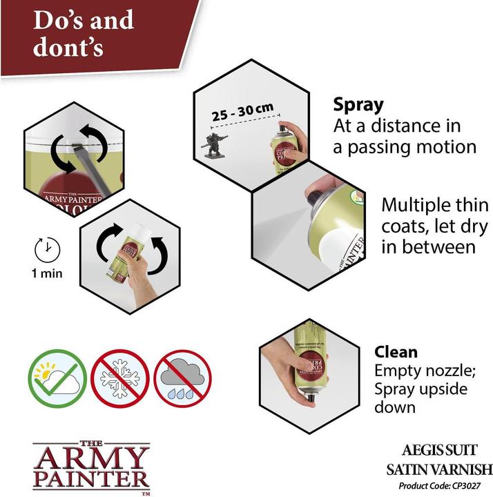 Produktbild The Army Painter Primer - Aegis Suit Satin Varnish