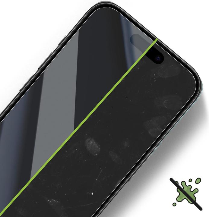 Produktbild Mayaxess CrystalGuard Bildschirmfolie (1 Stück, Apple iPhone 15 Pro)