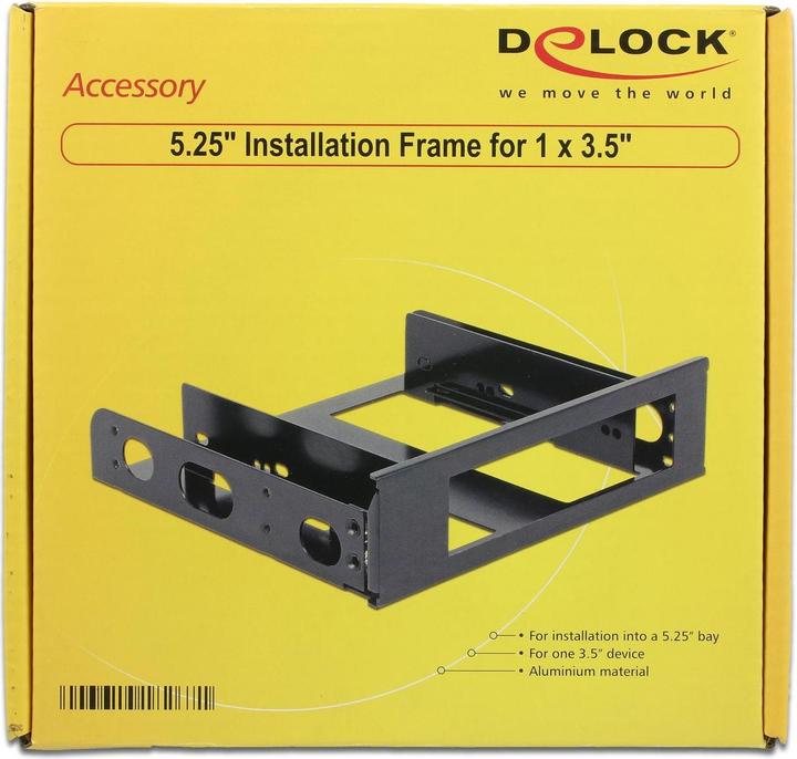 Immagine prodotto Delock Kit di montaggio da 5,25", 1x 3,5" in 5,25