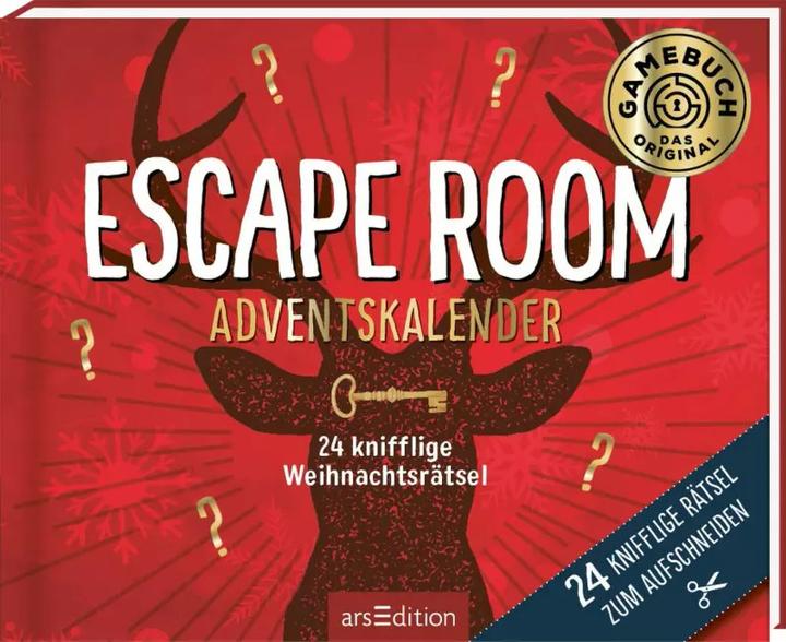 Immagine prodotto 24 difficili rompicapi natalizi. Calendario dell'Avvento Escape Room