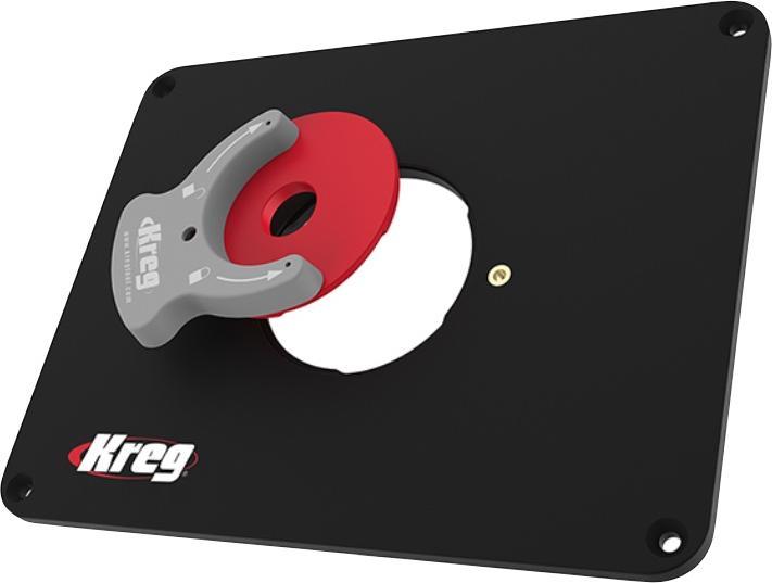 Image du produit Kreg PRS4038 Plaque d'insertion FrÃ¤stisch 298 x 235 x 9 mm + 3x bague de réduction 25 mm / 30 mm / 67 mm