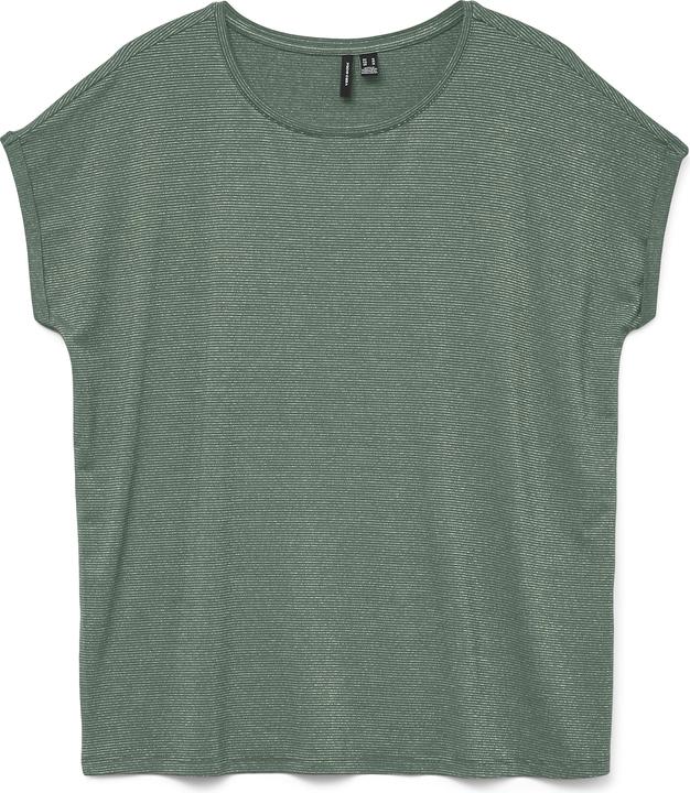 Vero Moda Vmlava Glitter Ss Top Stripe Ga Jrs Noos