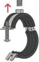 Actual product image Fischer Articulated pipe clamp