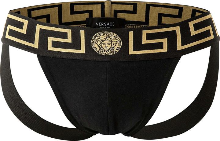 Versace Jockstrap Casual Figurbetont (XXL, Einzelpack)