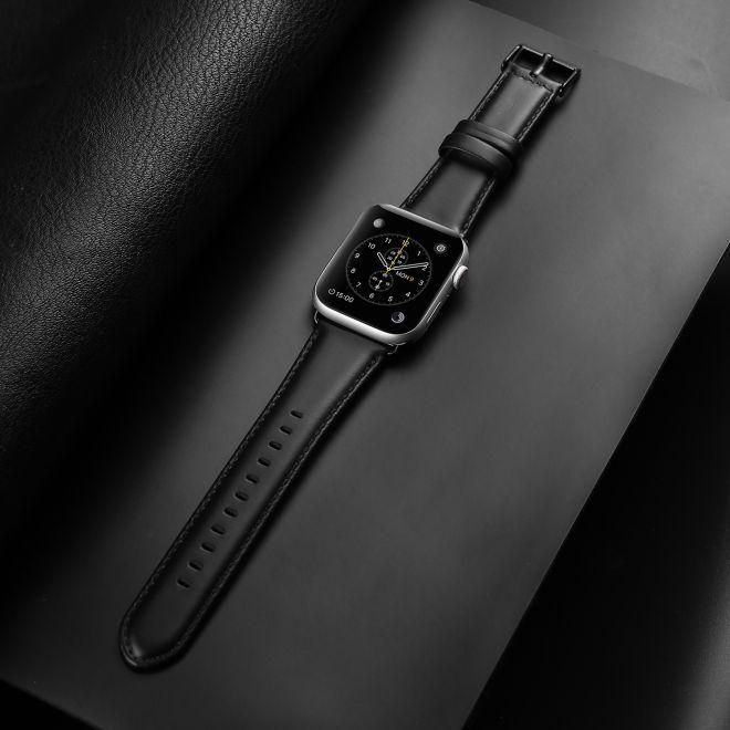Image du produit Dux Ducis Business Series Bracelet de remplacement en cuir véritable (45 mm, 44 mm, 42 mm, Cuir véritable)