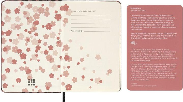Actual product image Moleskine Le Nb Sakura Pkt Rul (14 x 9 cm, Lined, Hardcover)