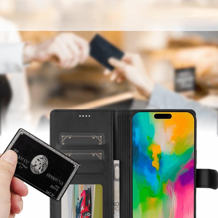 Actual product image Cover-Discount iPhone 16 - LC.IMEEKE leather case cover (Apple iPhone 16)