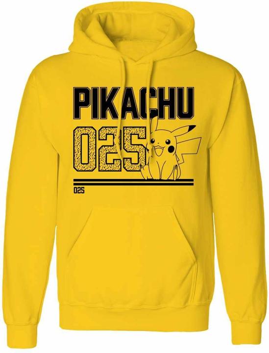Immagine prodotto Pokémon Felpa con cappuccio Unisex Adulto Pikachu Line Art (M)