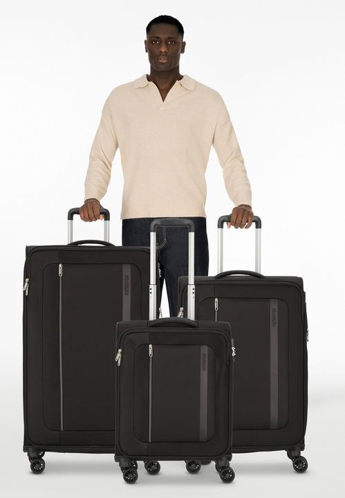 Actual product image American Tourister Blazing Ride 4 Rollen Kofferset 3-teilig mit Dehnfalte (211 l, XL (from 140l))