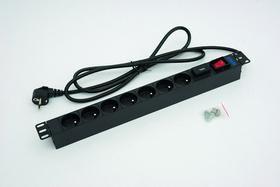 Actual product image Triton RAB-PD-X11-A1 power distribution unit (PDU) 7 AC outlet(s) 1U Black