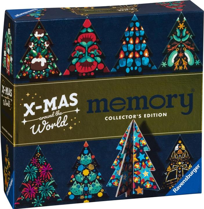 Actual product image Ravensburger 22350 Collector's memory® Christmas - The world-famous memory game with (German, Spanish, French, Dutch, Japanese, Italian, Portuguese, English)