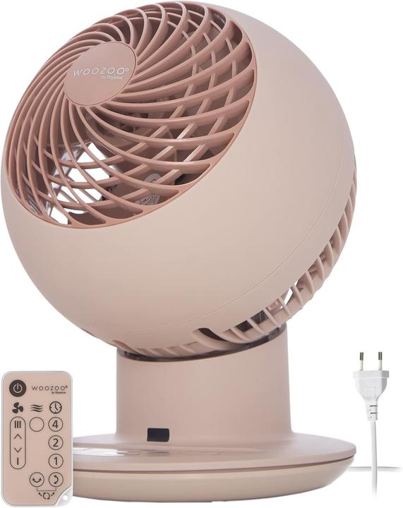 Iris Ohyama Oszillierender Tischventilator mit Fernbedienung (30 dB)