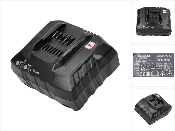 Prebena Station d'accueil 12-36 Chargeur rapide 12 - 36 Volts AIR COOLED CAS System (18 V)