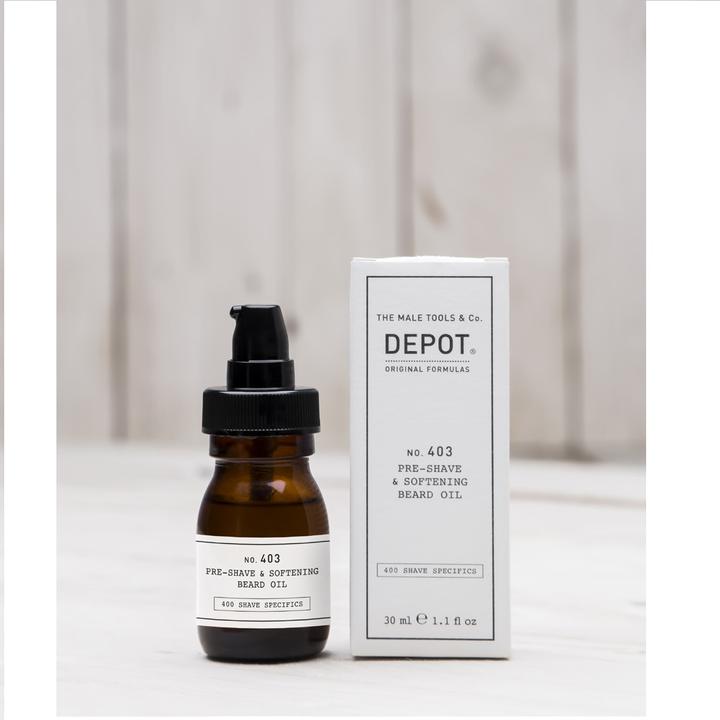 Image du produit Depot No. 403 Pre-Shave & Softening Beard Oil 30ml (30 ml)