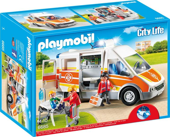 Produktbild Playmobil Krankenwagen (6685, Playmobil City Life)